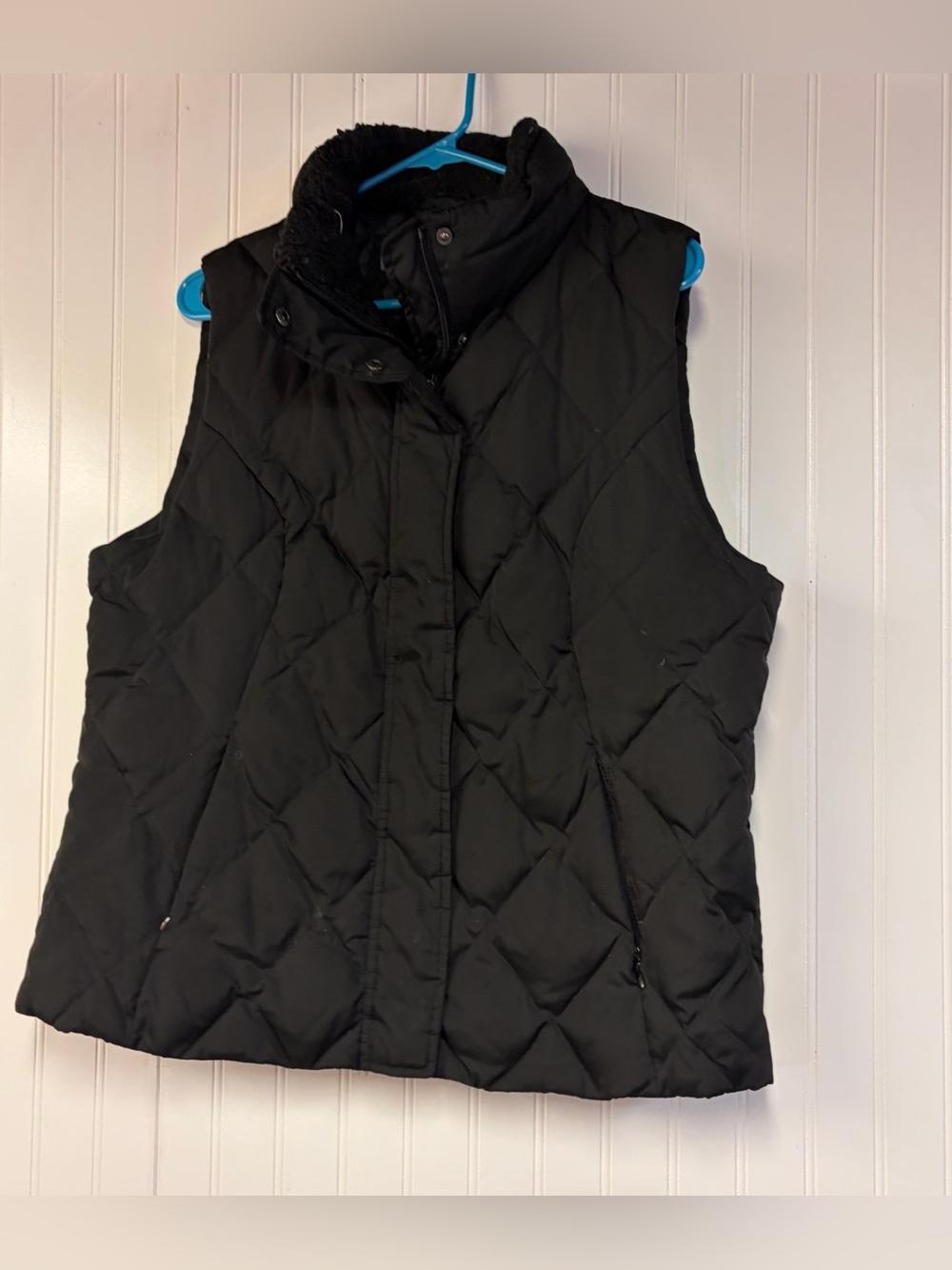 Kenneth Cole ReactionBlack Quilted Sleeveless Puffer Vest XL